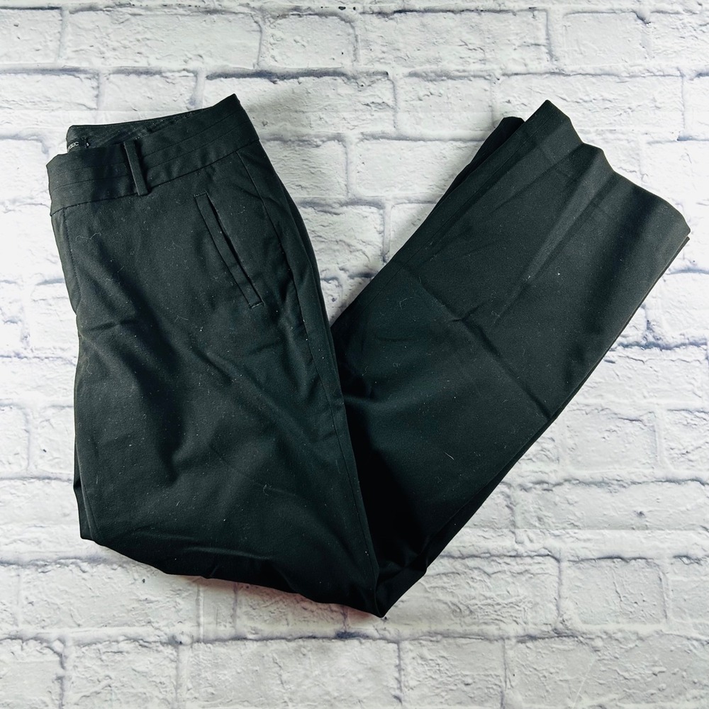 Banana Republic Factory Jackson Fit Black Dress Pants Women's 4 Short Office